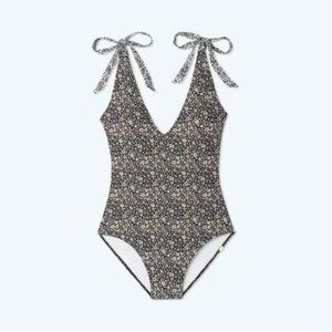 Summersalt Black Floral Swimsuit
